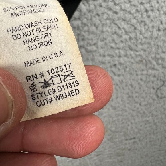 Soprano Lace Sleeveless Black Dress Womens Size Large Made in the USA - Picture 7 of 10